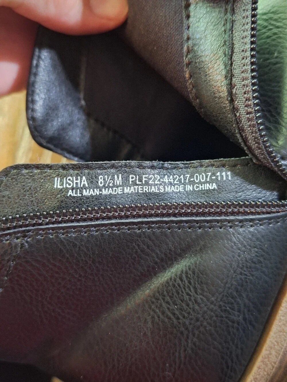 FRYE & Co Womens 8.5 B Black Zip Up Bootie‎ Black.